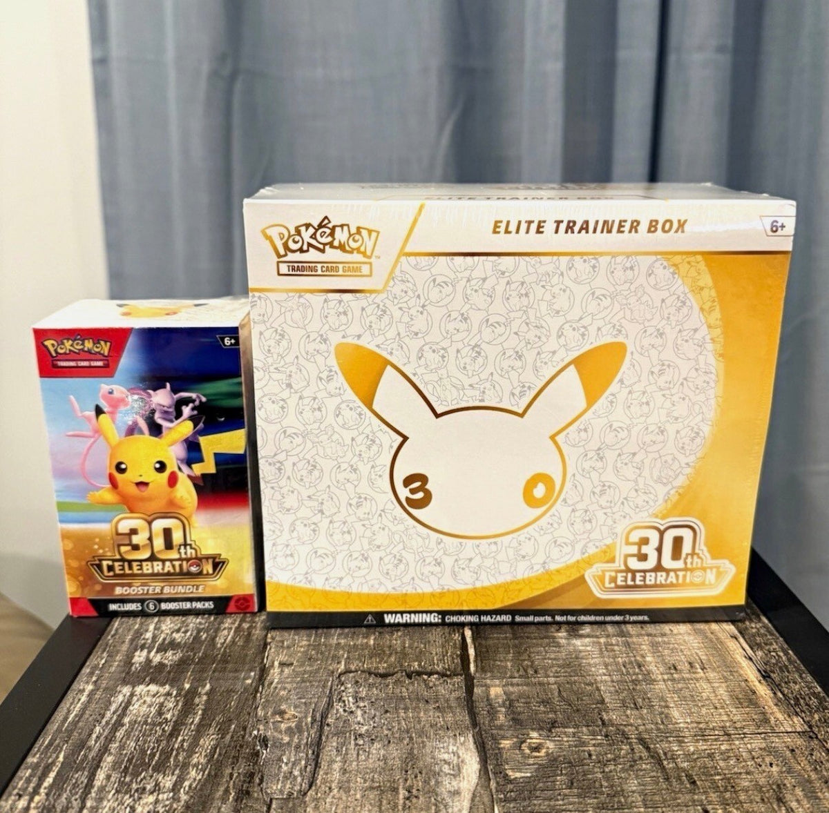 Pokémon TCG 30th Celebration ETB AND Booster Bundle. New & Sealed