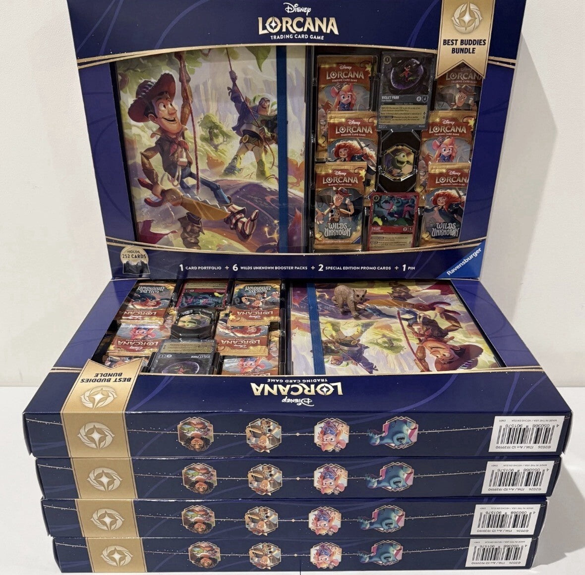 LOT OF 5 Disney Lorcana Best Buddies Bundle Costco Wilds Unknown SEALED NEW