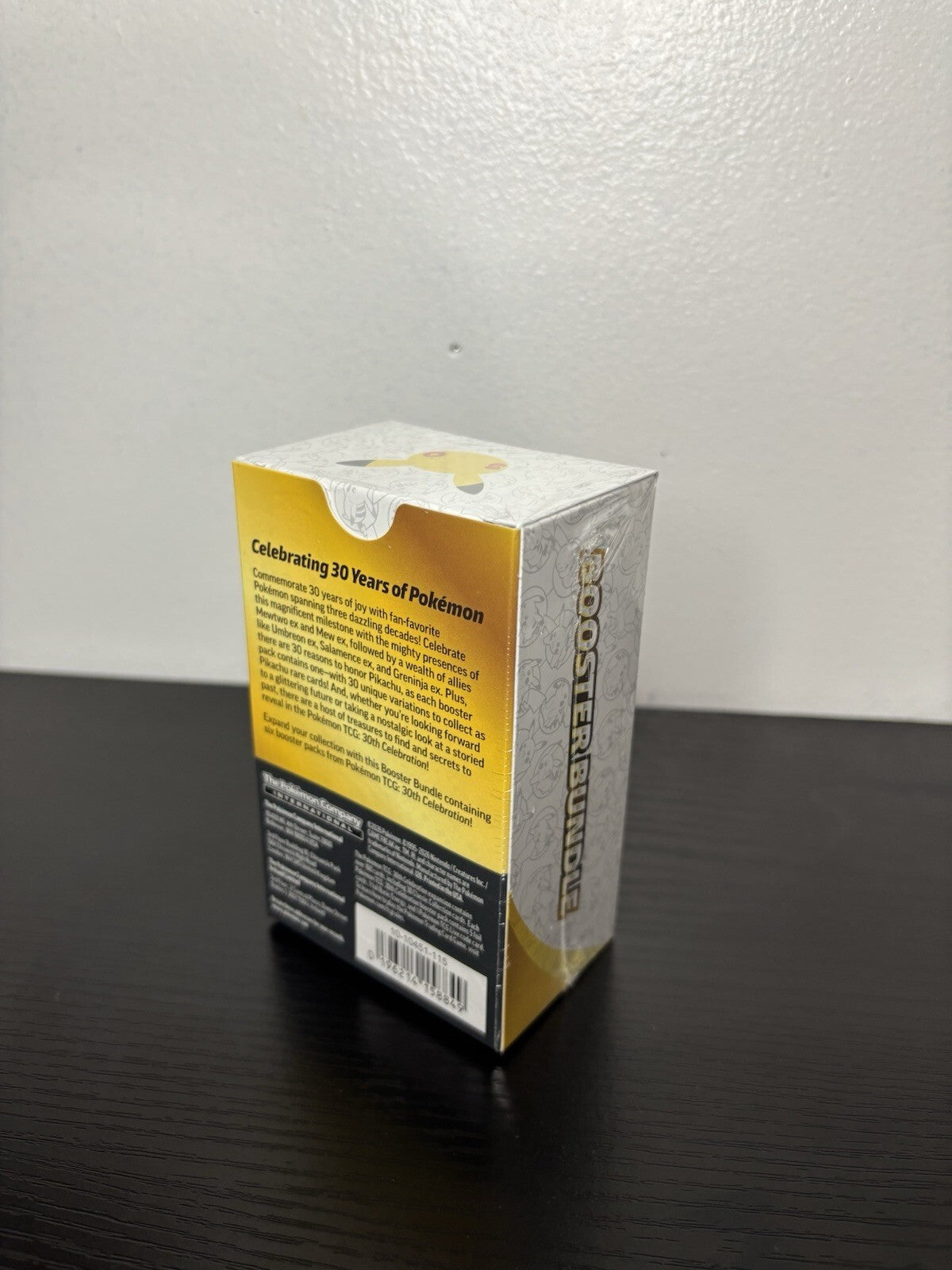 Pokemon 30th Celebration ETB Booster Bundle EX Box and Tech Sticker set