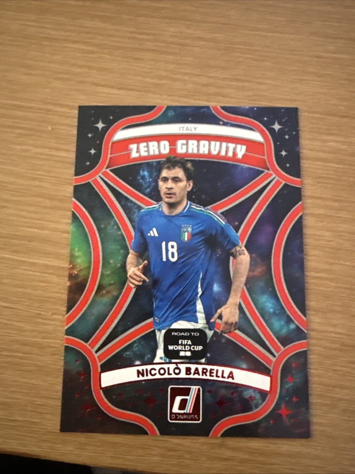 2025-26 Donruss FIFA World Cup Nicolo Barella Italy Zero Gravity #19 Red