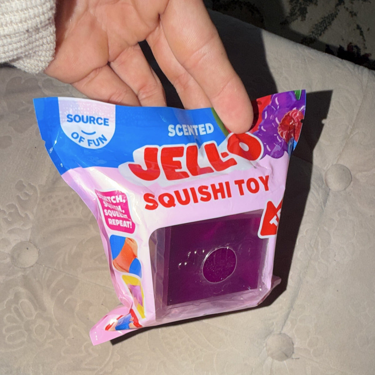 Incredible GRAPE Scented Jell-O Jello Squishi Toy Purple2026 BRAND NEW