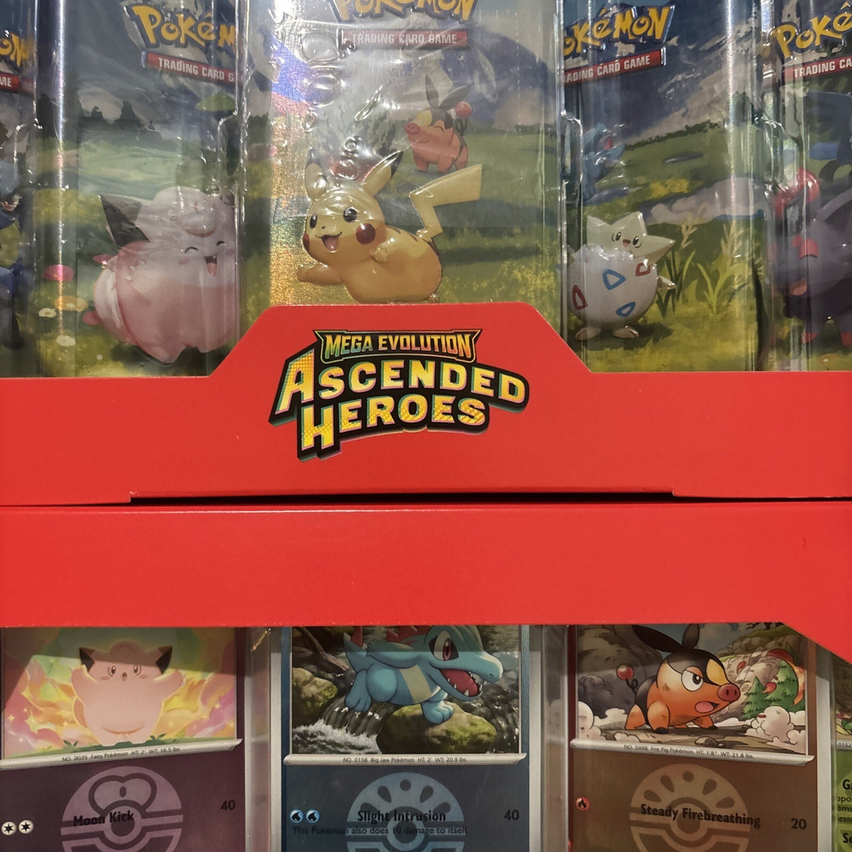 Set of 2 Pokémon TCG Ascended Heroes SEALED Mini Tin 5-Pack Costco Box - 10 Tins