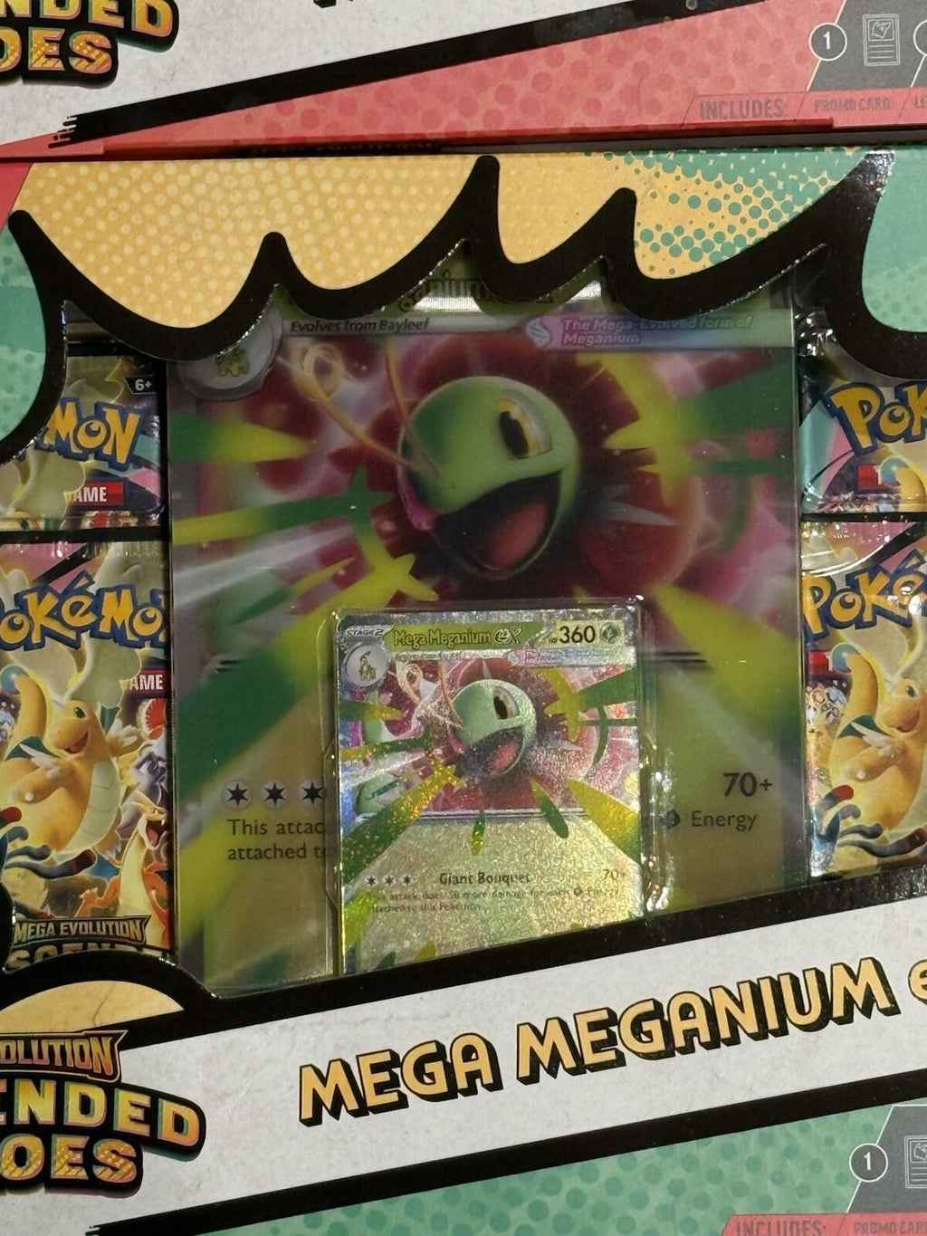 Lot of 3 Sealed Pokemon Ascended Heroes Mega ex Box Feraligatr Emboar Meganium