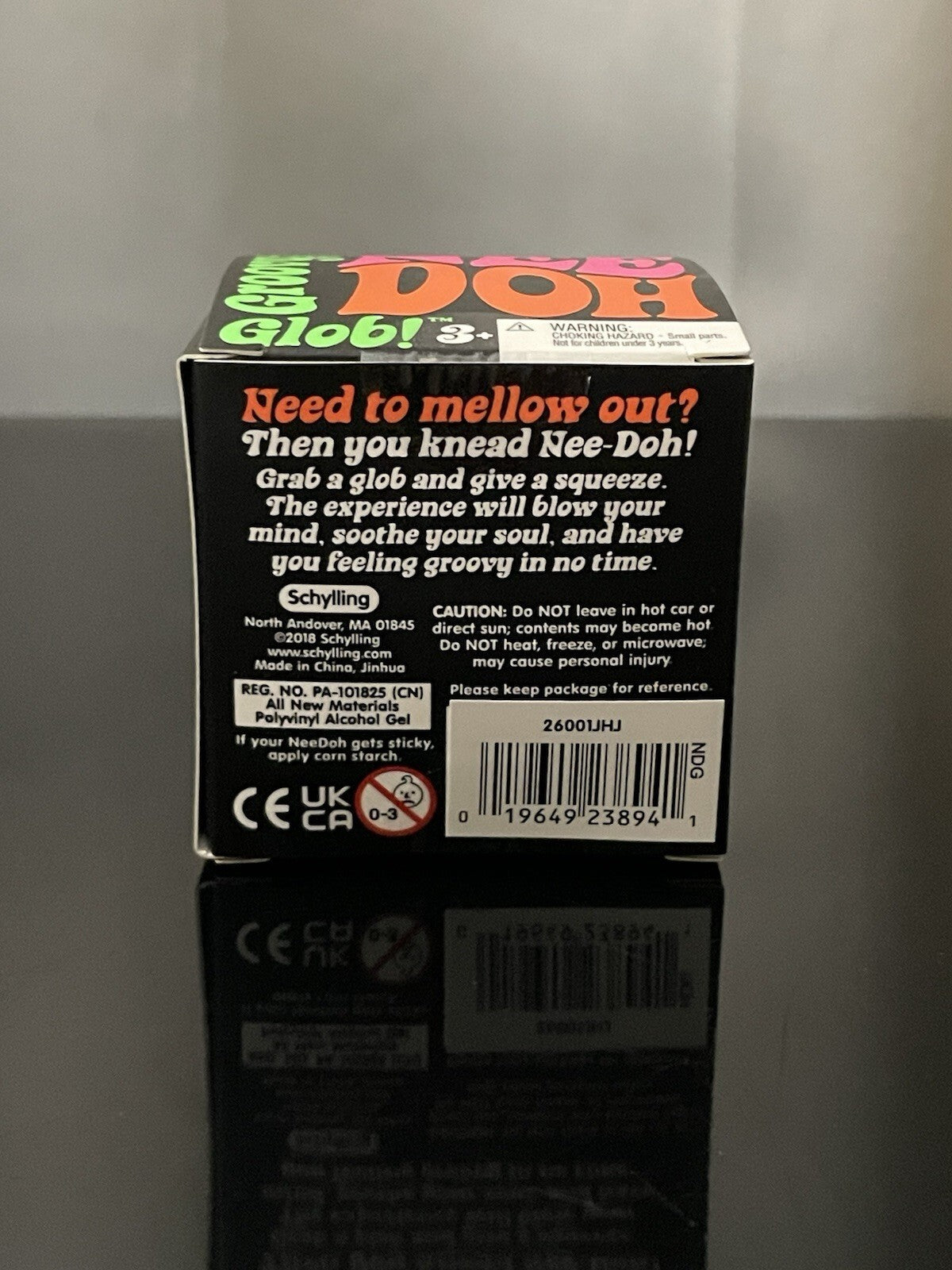 Schylling NeeDoh Groovy Glob Squeeze Toy, Green, Ages 3+ (2018)
