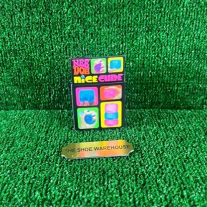 Schylling Nee Doh Nice Cube Super Solid Squish BLUE Brand New