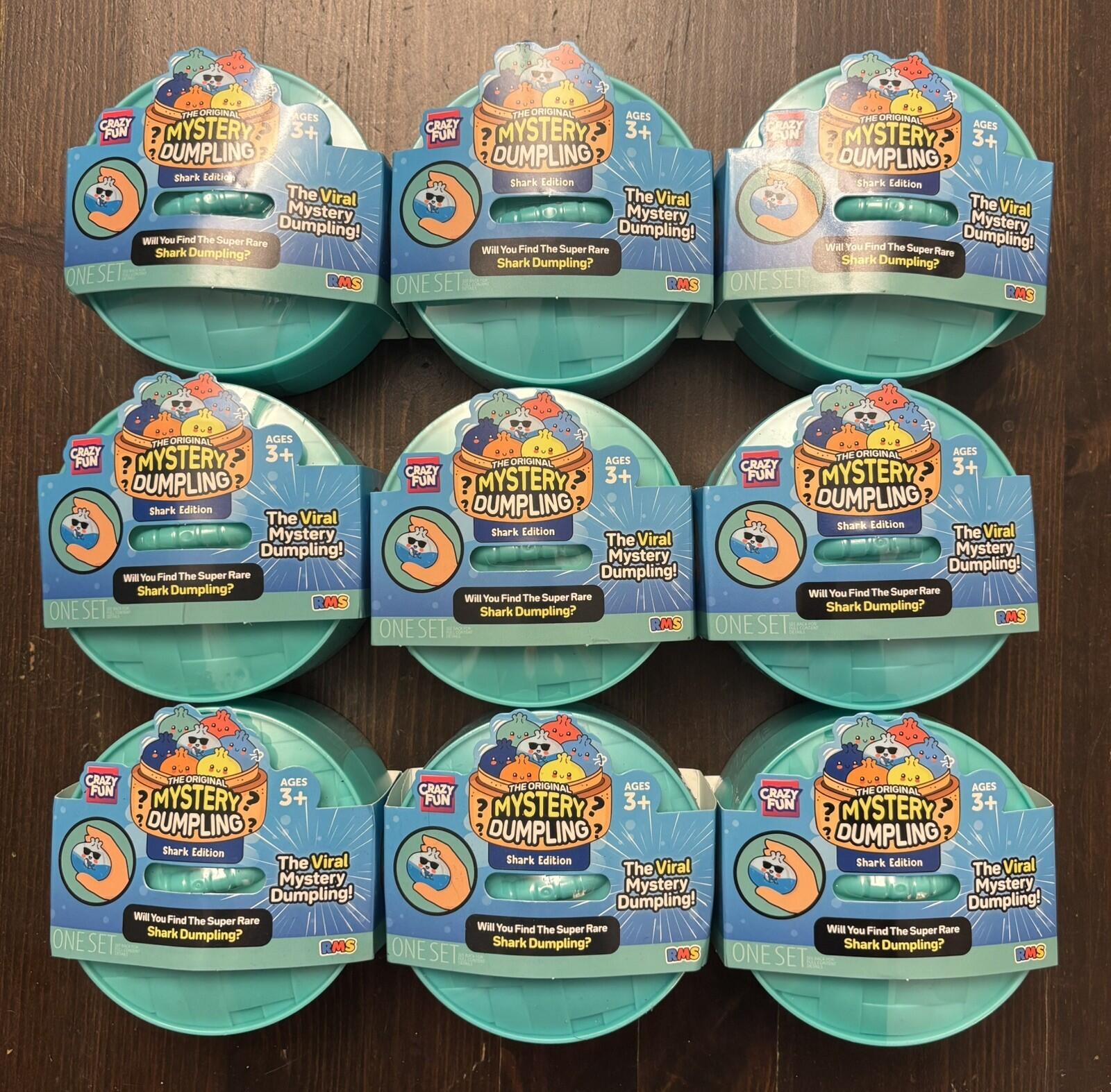 LOT OF 9 Original Mystery Dumpling Shark Edition Crazy Fun Viral RMS SHIPS FAST