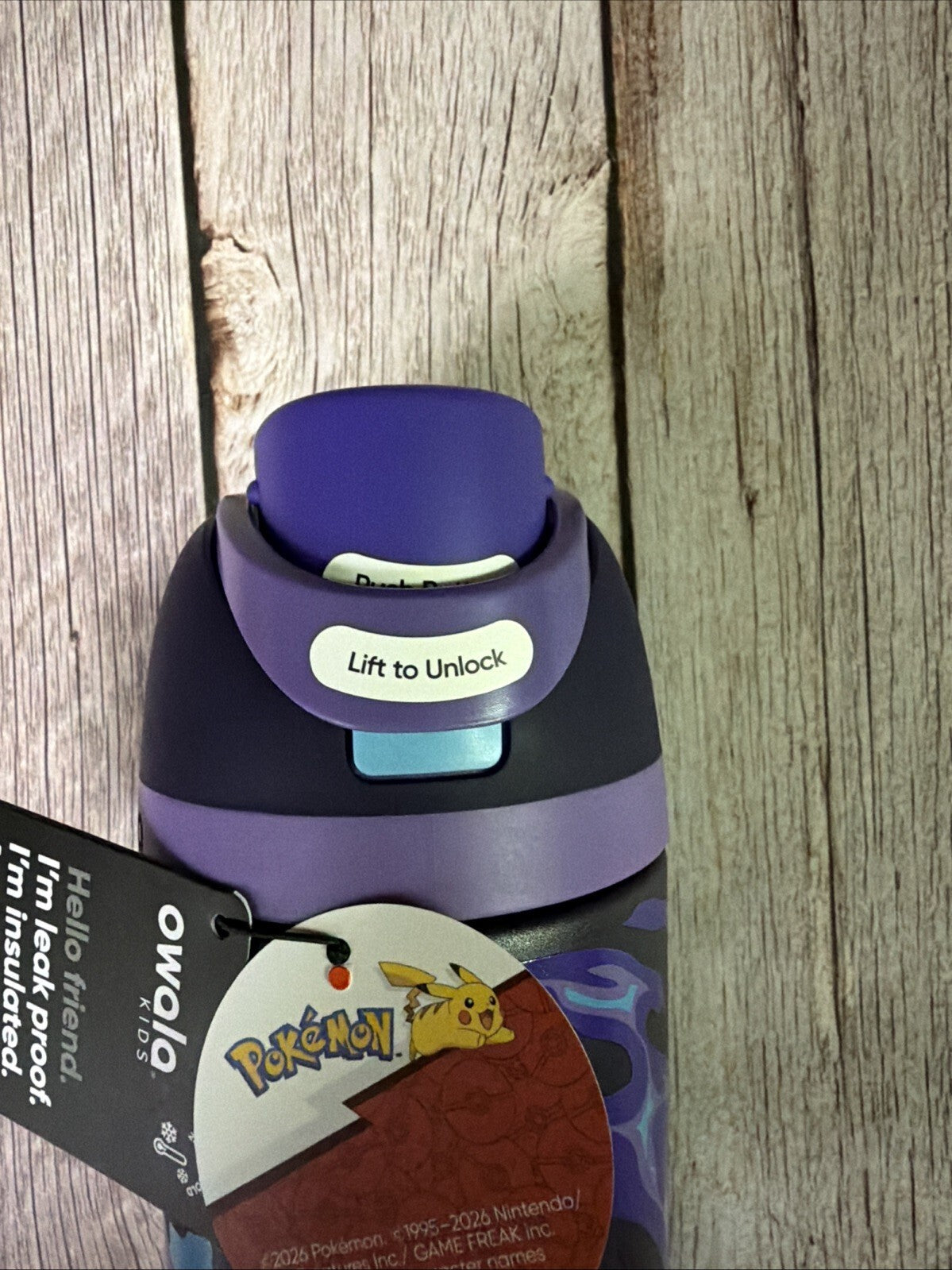 Pokemon x Owala Gengar Water Bottle 2026 30th Purple