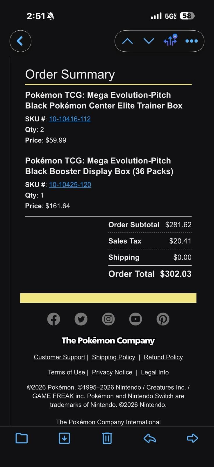 ✅ PRESALE Pokemon Center Pitch Black Elite Trainer Box ETB Factory Sealed
