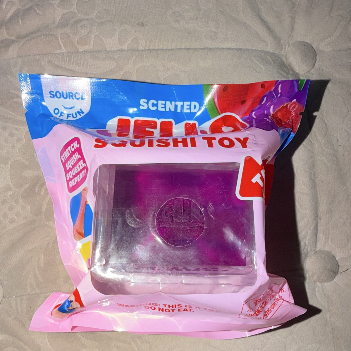 Incredible GRAPE Scented Jell-O Jello Squishi Toy Purple2026 BRAND NEW