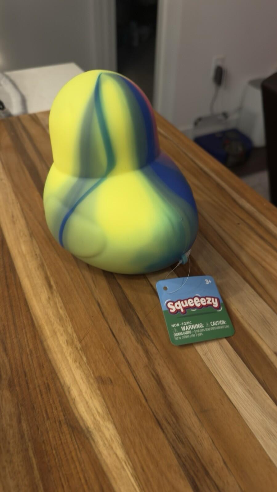 Sunny Days Jumbo Squeezy Duck Squishy Stress Toy NEW 🚚✅