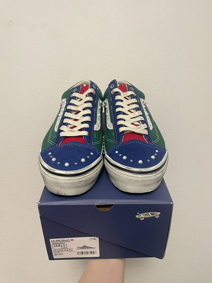 Men’s Size 13 Vans LX Old Skool 36 Pearlized Pack Yacht Club IN HAND