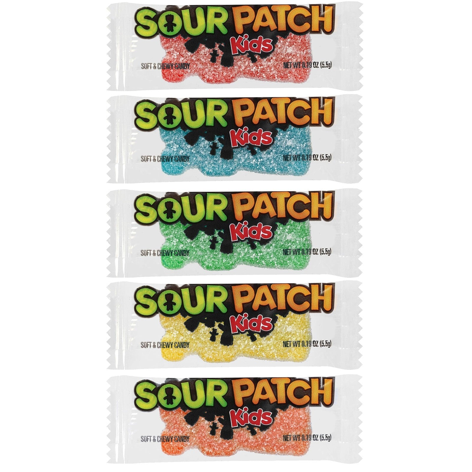 Sour Patch Kids Big Individually Wrapped Soft and Chewy Candy, 240 Count