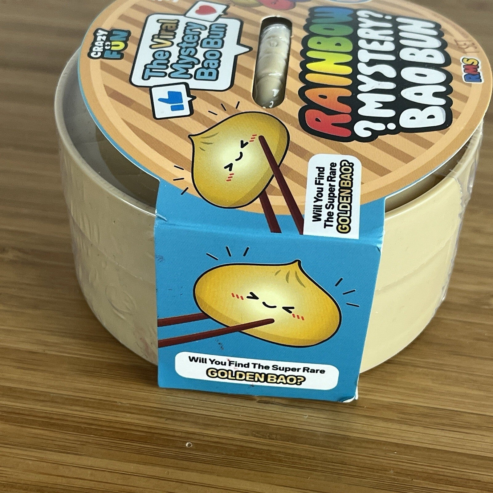 VIRAL Squishy Rainbow Mystery Bao Bun Dumpling Golden Bao Series RMS NEW