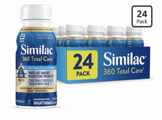 Similac 360 Total Care Ready-to-Use Infant Formula 8 fl oz, 24ct Exp 2027