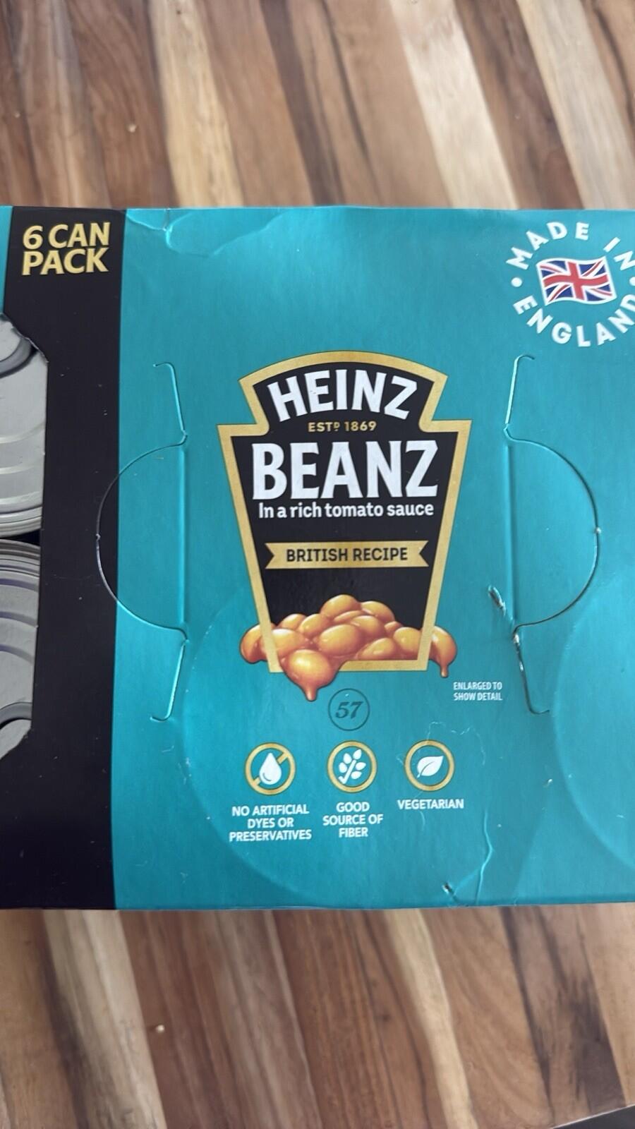 6 Pack Heinz Beans