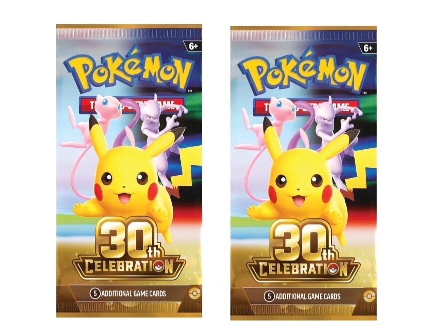 30th Celebration Booster Pack Lot (2 Packs)