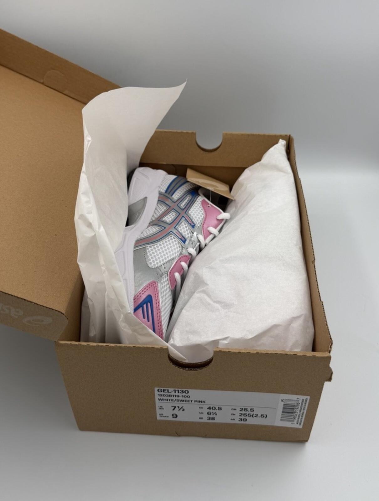 Size 9 W - ASICS Gel 1130 Sweet Pink White Blue