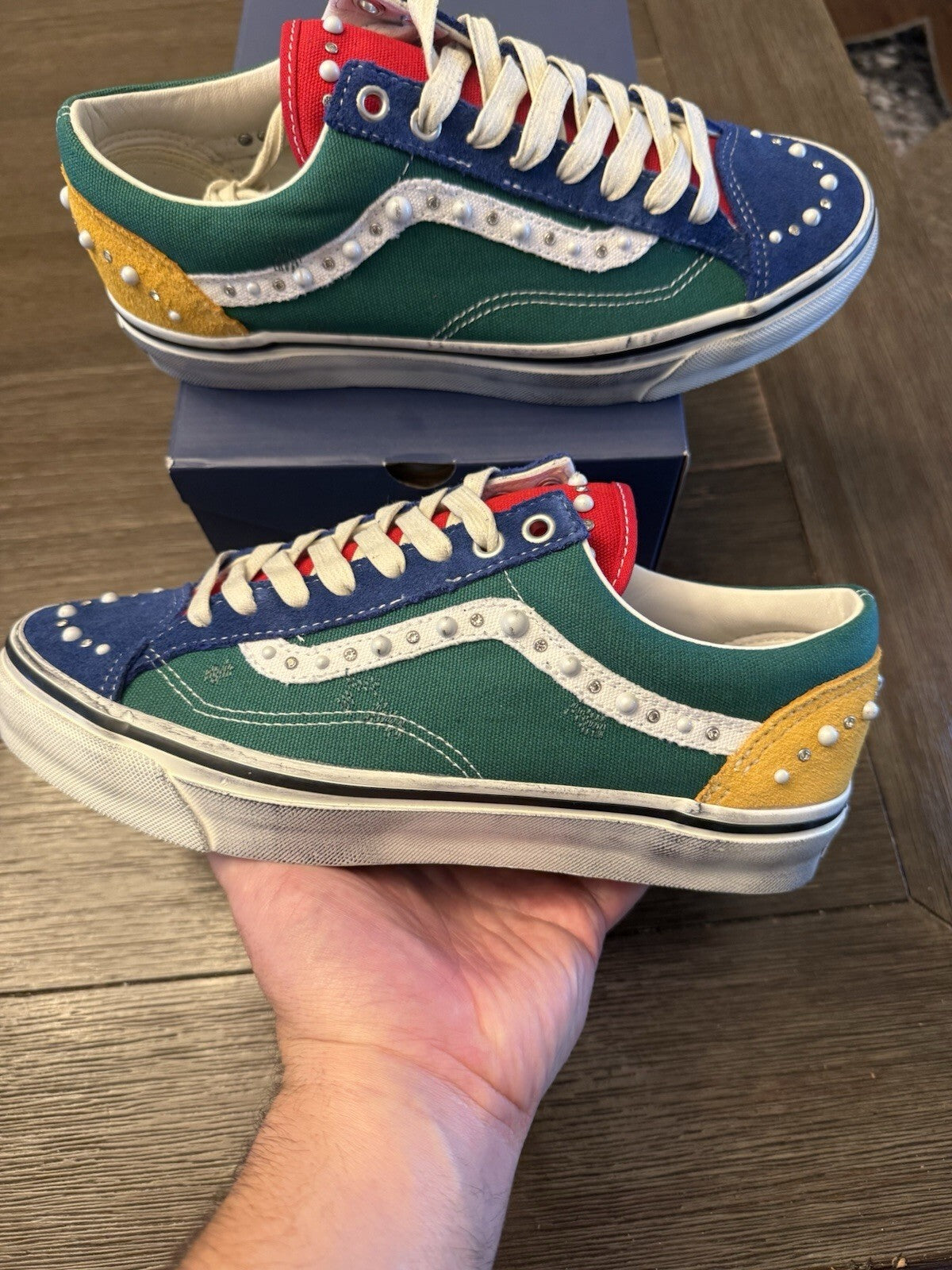 Vans Premium Old Skool 36 Pearlized Pack Yacht Club 8M/9.5W IN-HAND 🔥🔥