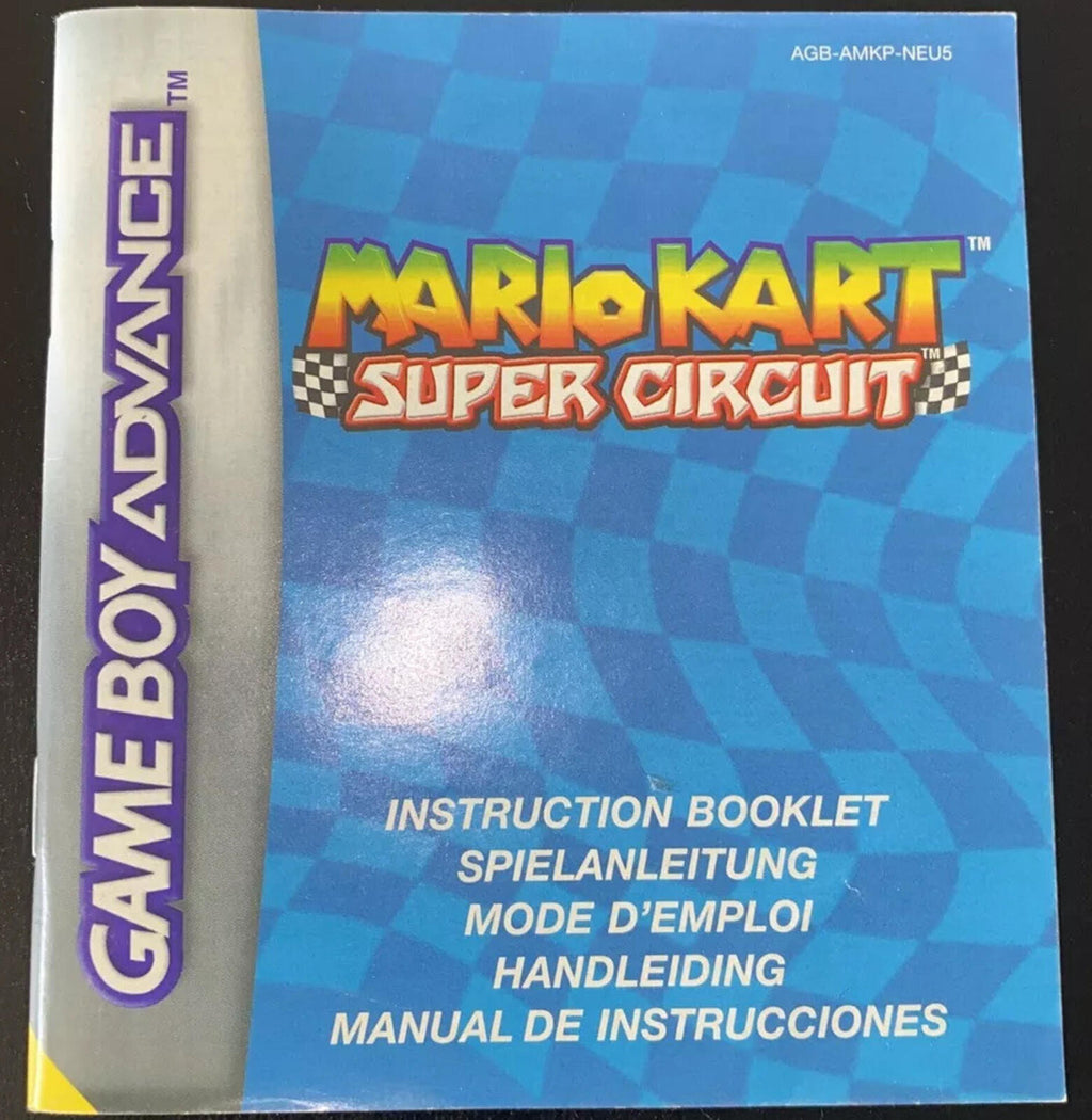 Mario Kart Super Circuit GameBoy Advance New Cartridge Rare
