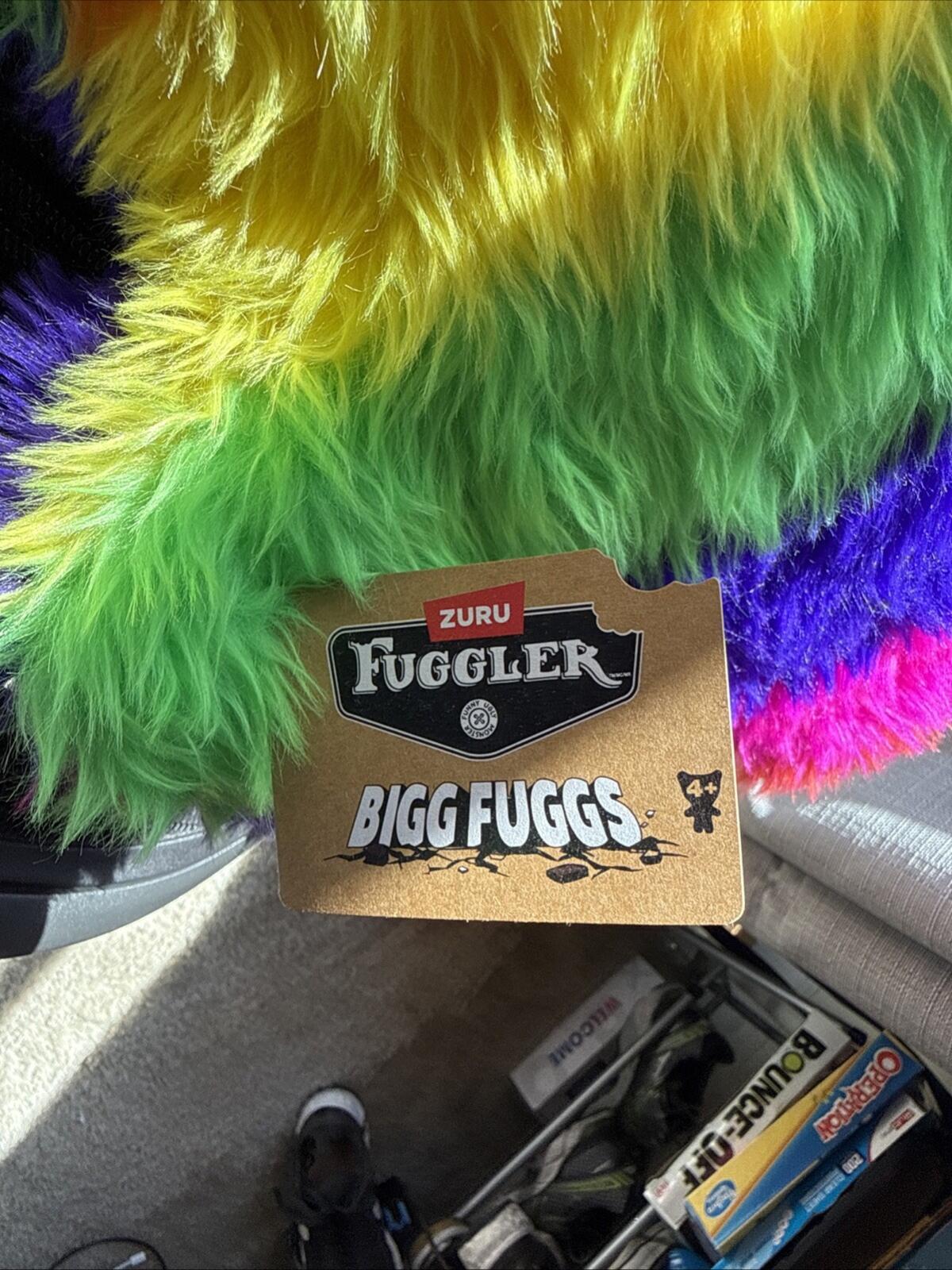 CATCH ME BIGG FUGGLER Fugg Oogah Boogah 17" Rainbow Plush