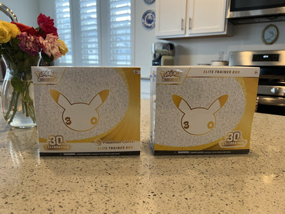 Pokémon 30th Anniversary Pokémon Center ETB + ETB Bundle Sealed *SHIPS FAST*