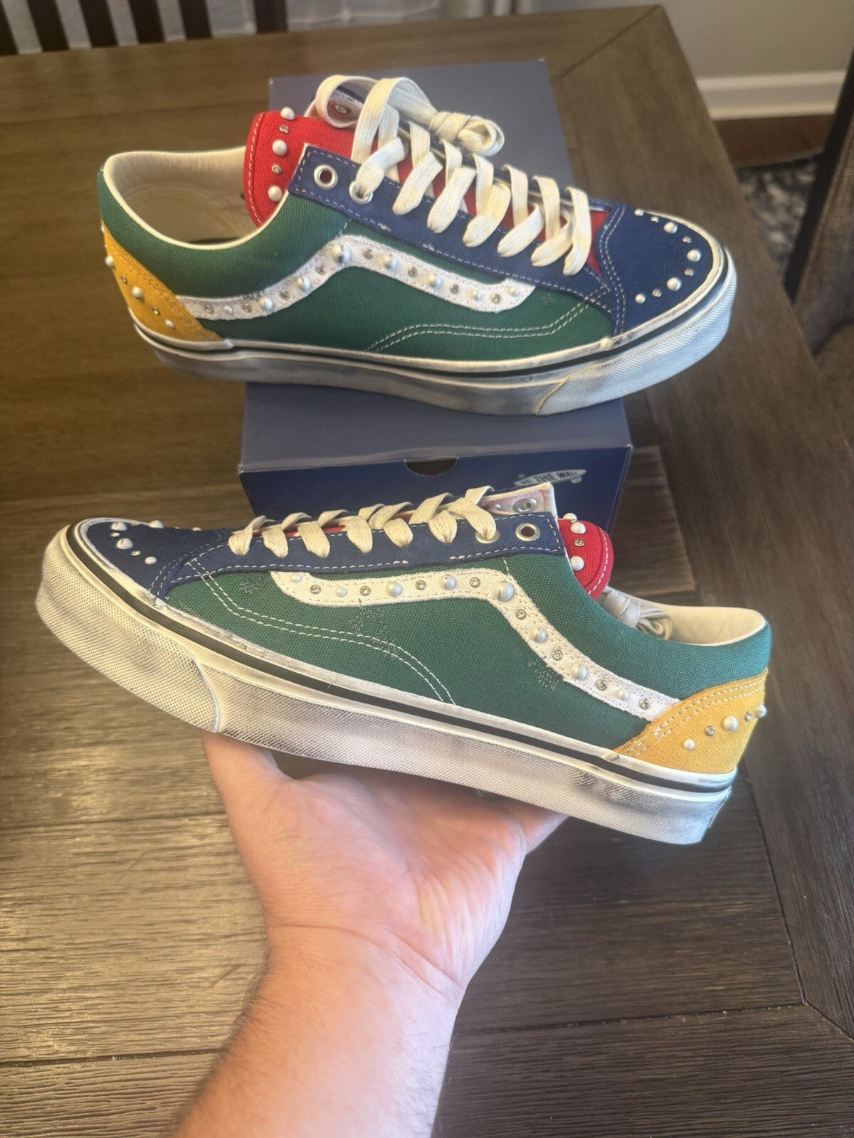 Vans Premium Old Skool 36 Pearlized Pack Yacht Club 11M IN-HAND 🔥🔥