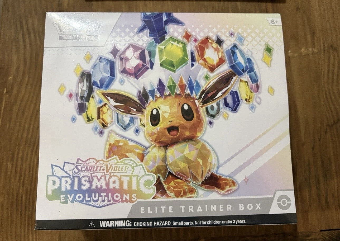 Pokemon TCG S&V Prismatic Evolutions ETB Elite Trainer Box FACTORY SEALED