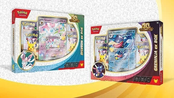 Pokemon TCG 30th Anniversary Celebration ex Box set of 2 sealed