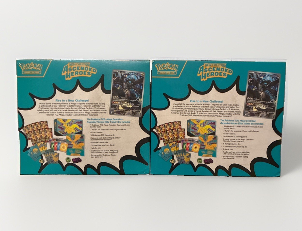 Pokemon TCG Ascended Heroes Elite Trainer Box ETB Sealed Lot of 2