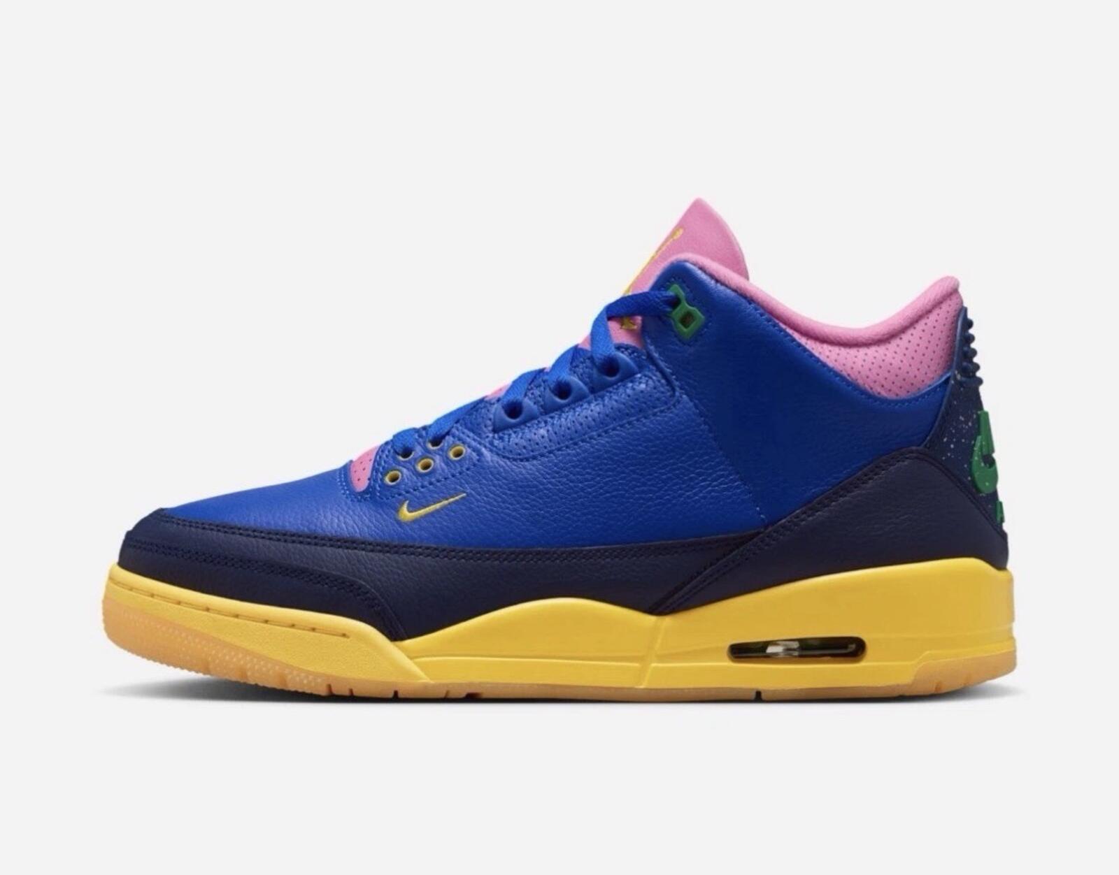 Air Jordan 3 Retro OG "Brazil" Racing Blue IV4871-400 Size 15