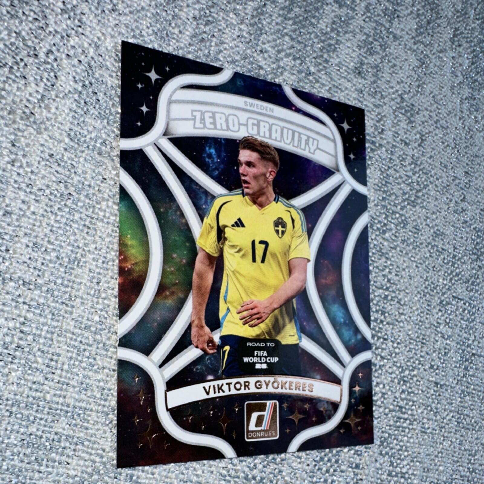 Panini Donruss 2025-26 Zero-Gravity #11 Viktor Gyokeres Sweden Soccer Card