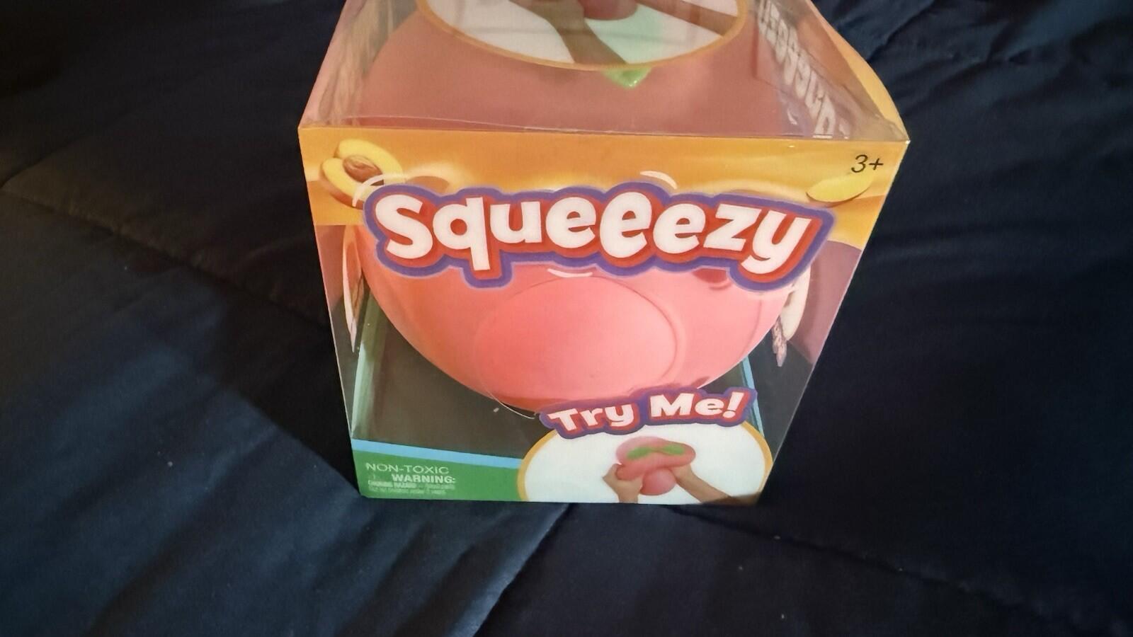 Sunny Days Jumbo Squeezy Peach  Squishy Stress Sensory Fun