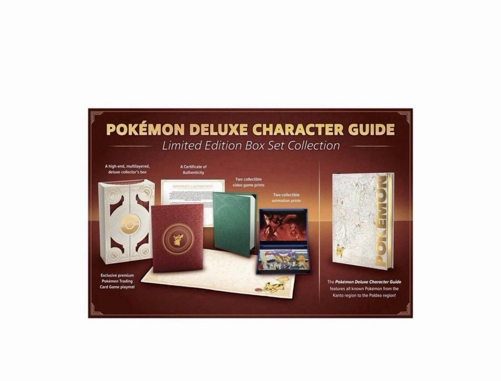 Pokémon Deluxe Character Guide Limited Edition Box Set Collection (PRESALE)