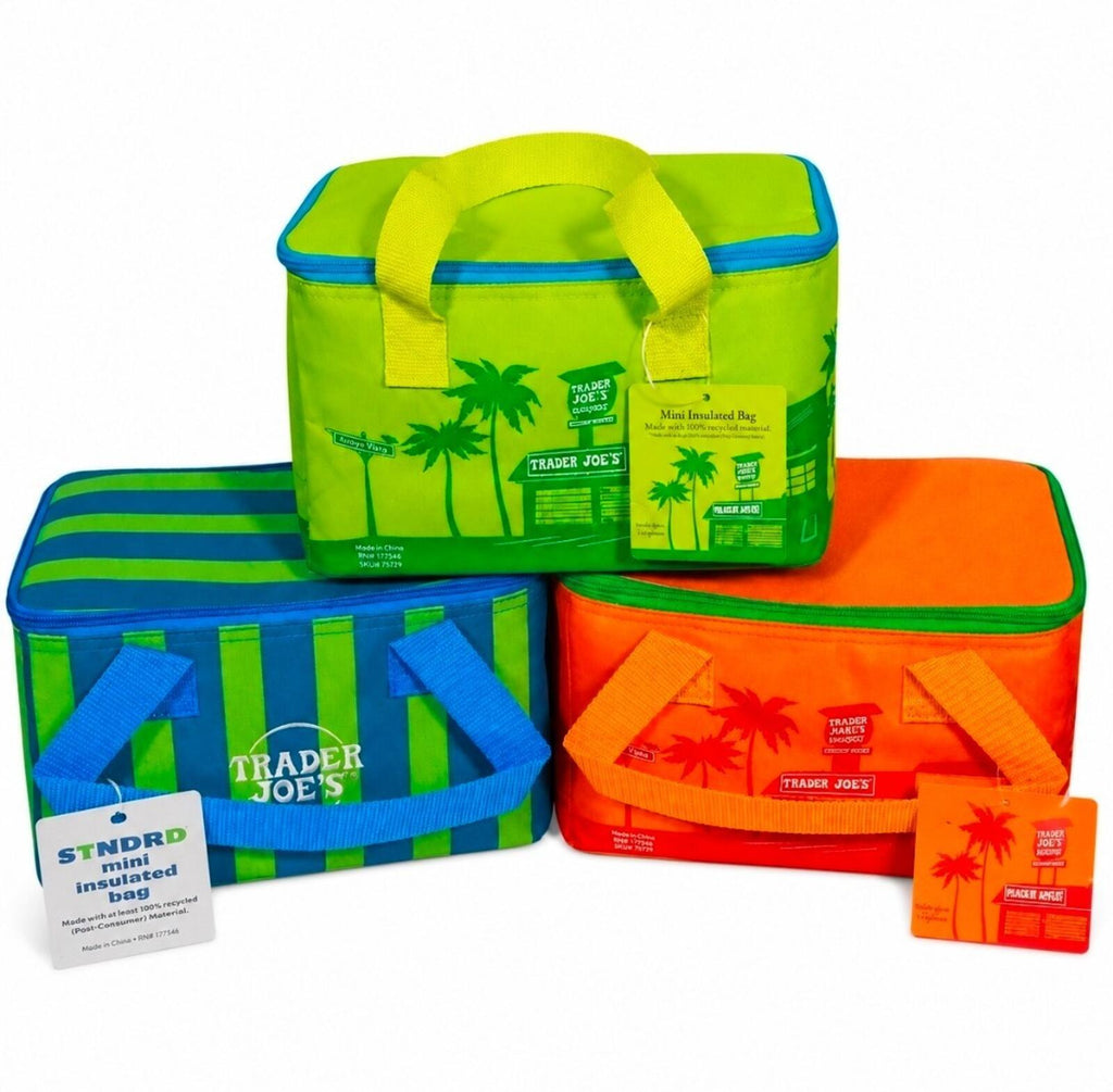 Trader Joe's Mini Insulated Bag 2026 Summer Fun Full Set Of 6 NEW AUTHENTIC