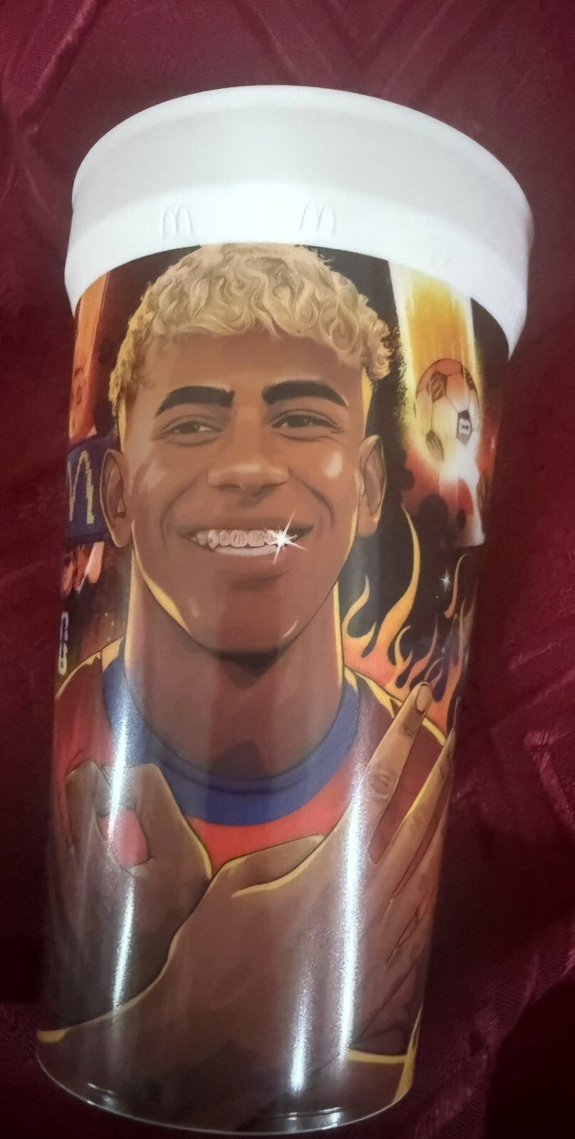 McDonald's 2026 FIFA World Cup Collectible Cup Lamine Yamal(opened)