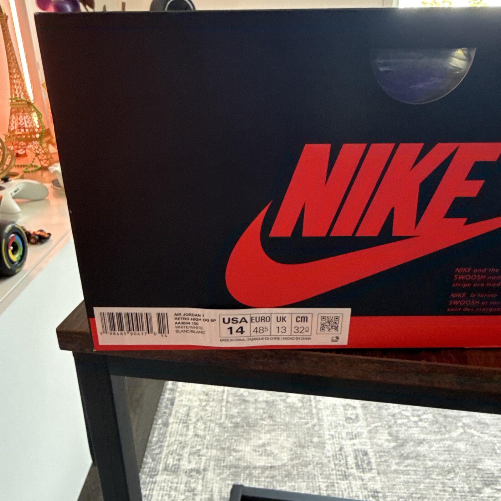 Nike Off-White x Air Jordan 1  Alaska V.A.A. Size 14