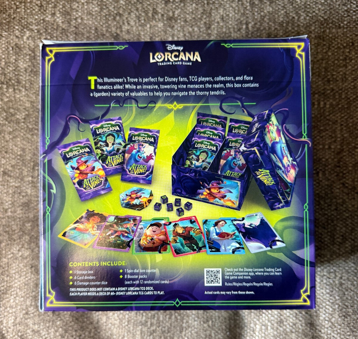 Disney Lorcana Attack of the Vine Illumineer's Trove | New & Sealed| Ships Fast!