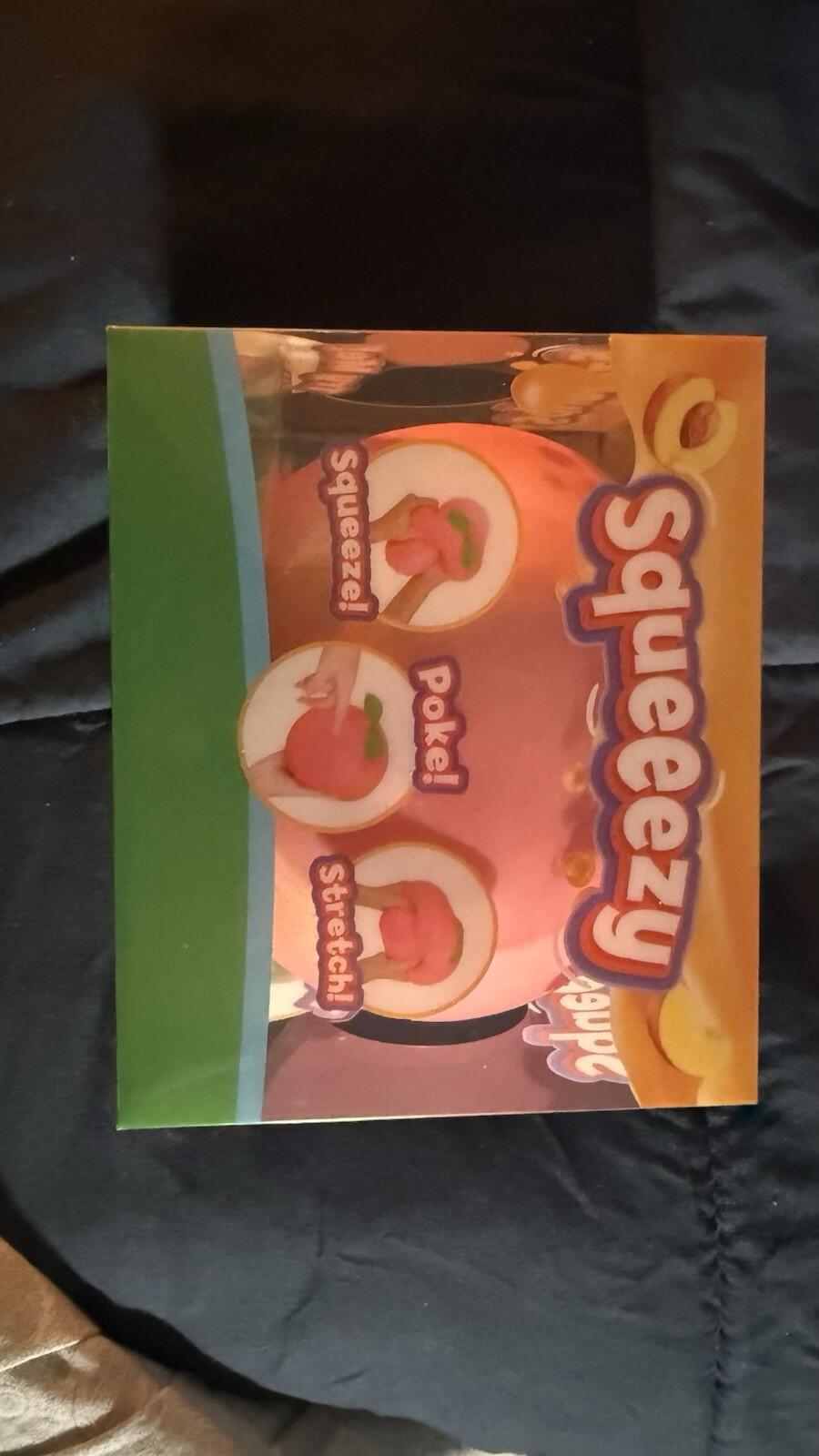 Sunny Days Jumbo Squeezy Peach  Squishy Stress Sensory Fun