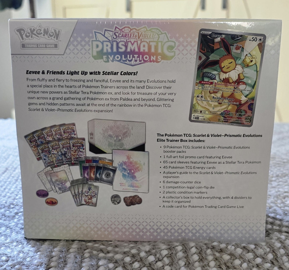 Pokémon TCG Prismatic Evolutions + Ascended Elite Trainer Box ETB Lot of 3