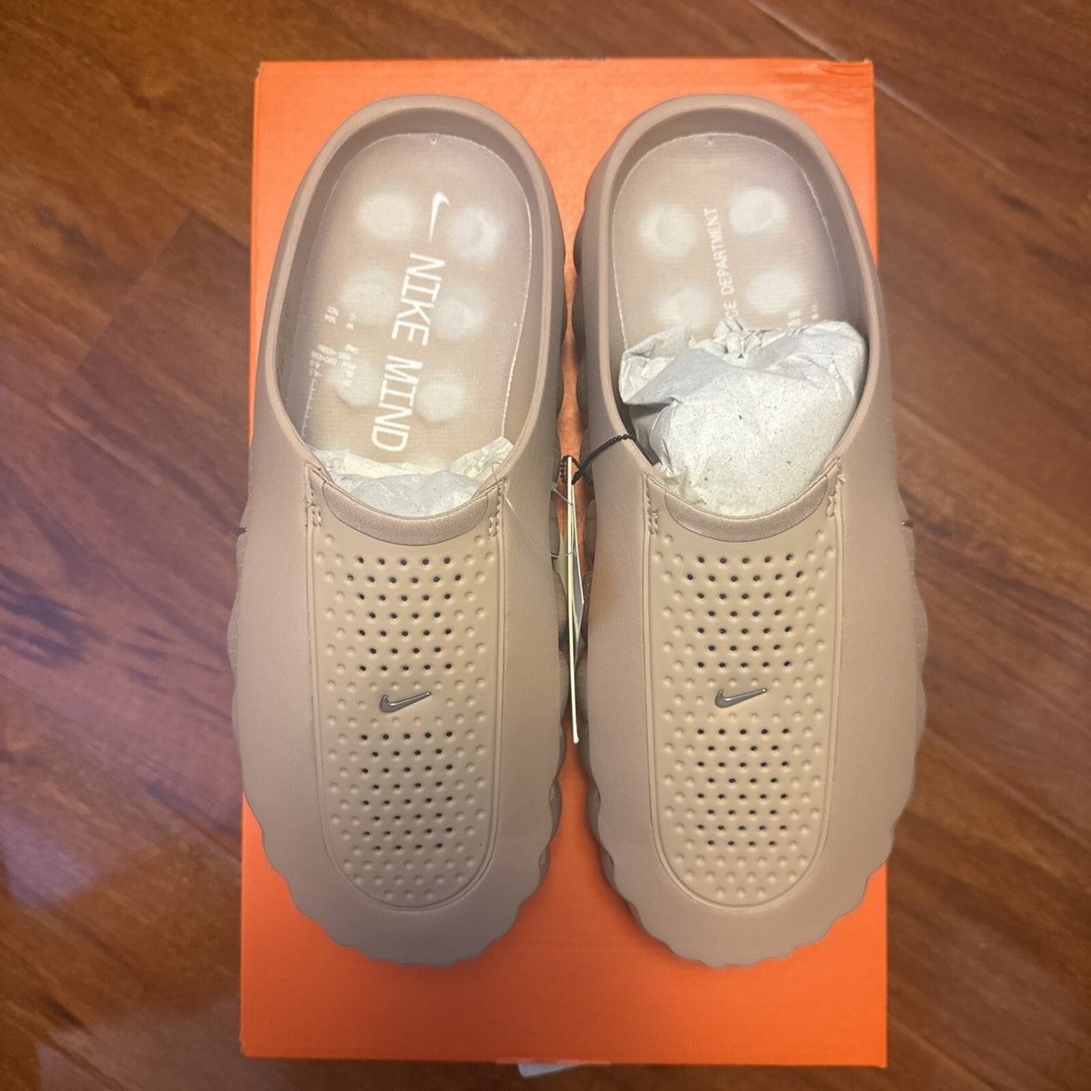 Nike Mind 001 Slide Rattan Size 12 HQ4307-200