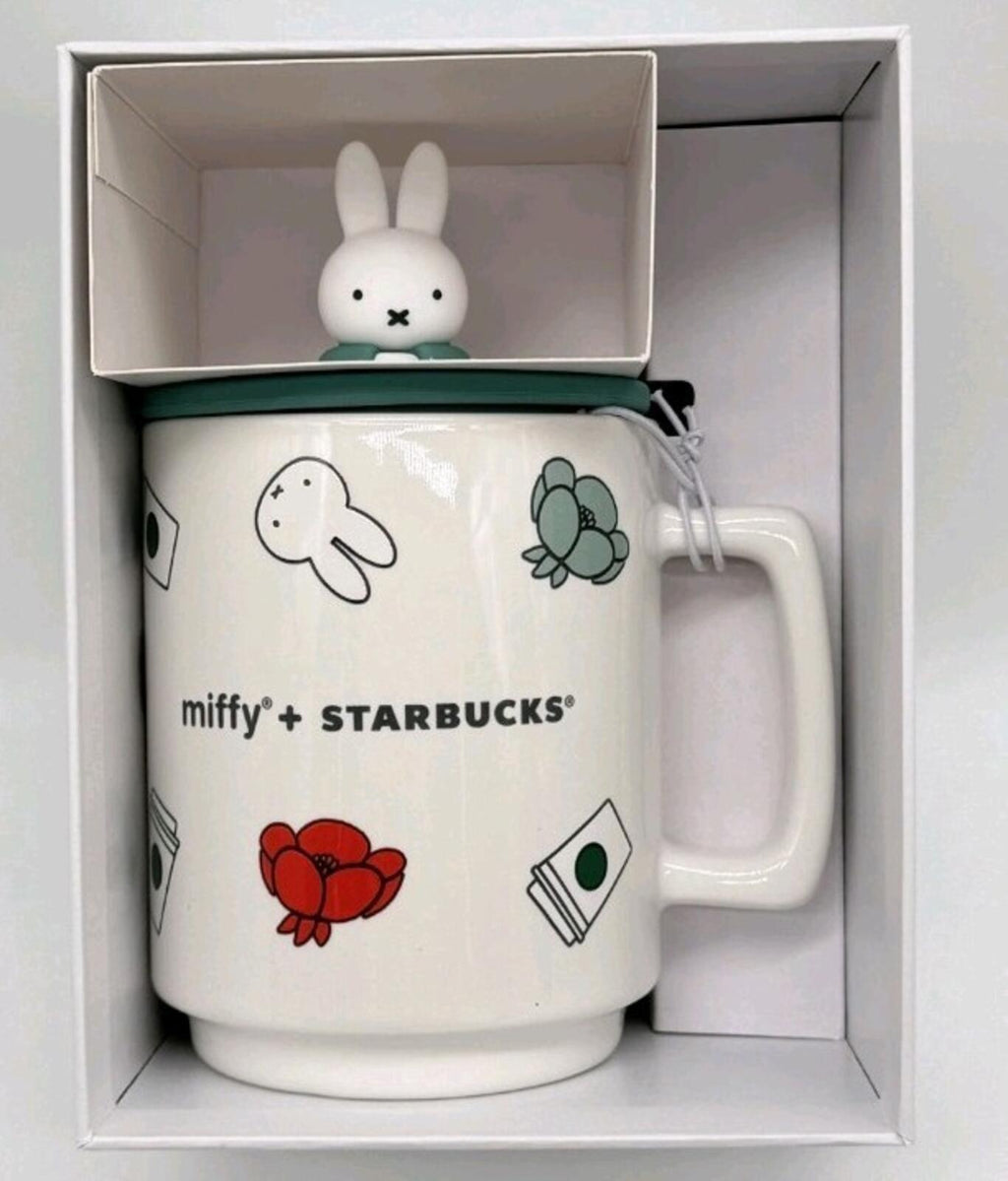 Starbucks Miffy Plush & Coffee Mug Set