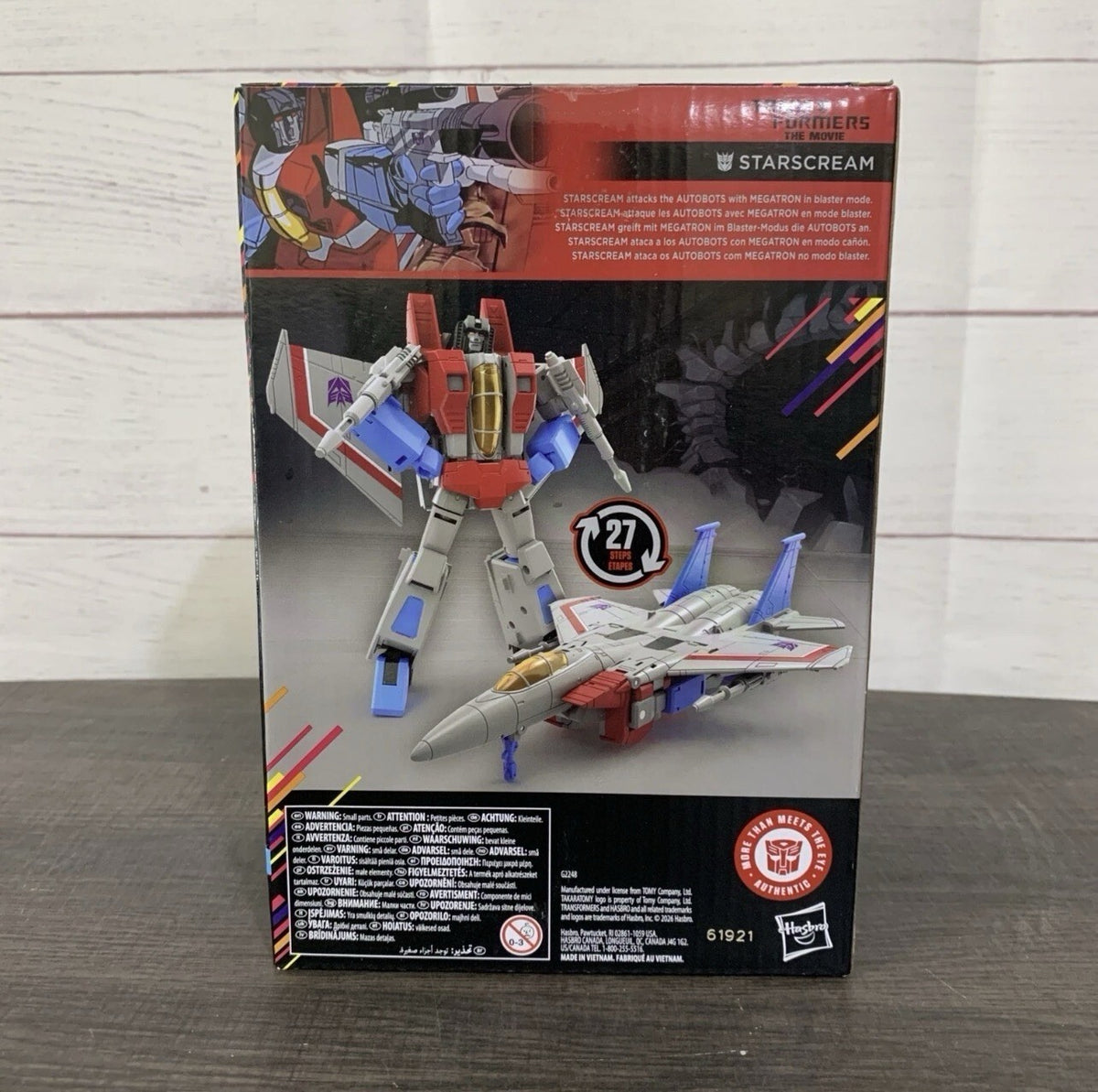 Transformers Studio Series MTMTE Collection Movie Voyager Class Starscream NEW!