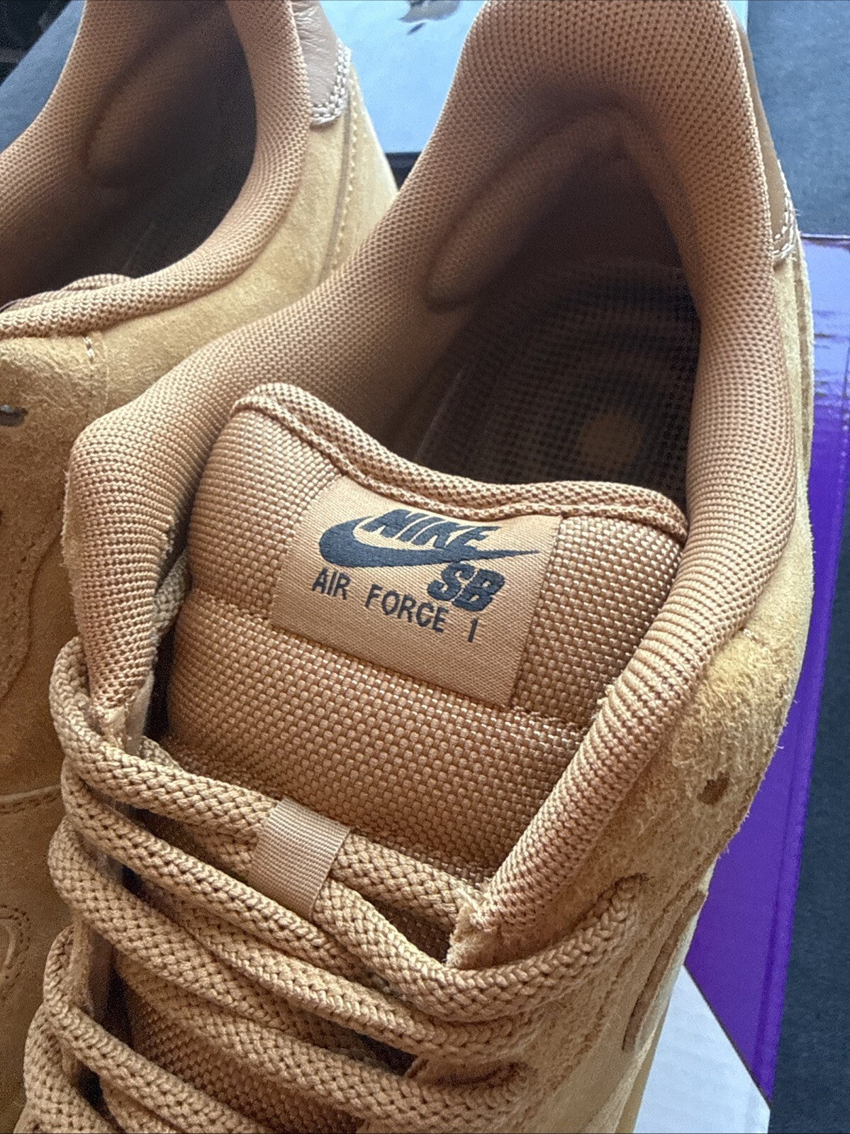 Nike SB Air Force 1 Flax Wheat Men’s Size 14