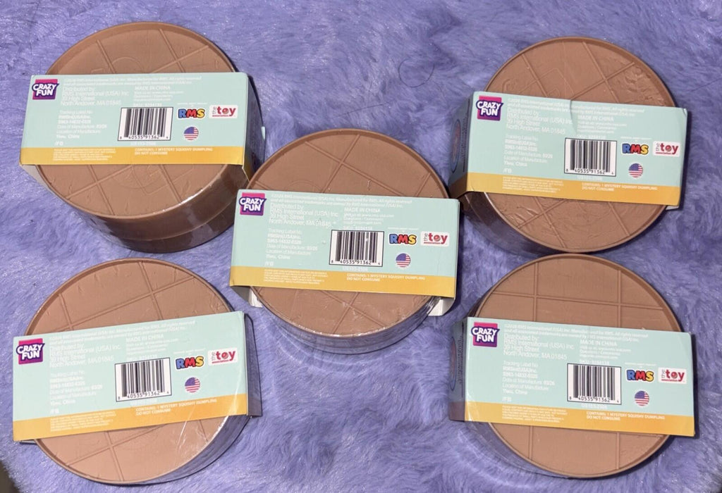 Viral Crazy Fun Mystery Dumpling Squishy: Stuffed Bun Edition Sealed Lot of 5