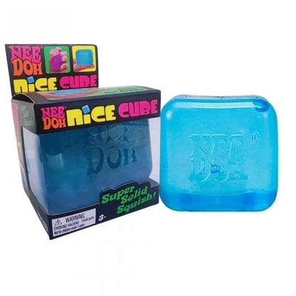 NeeDoh Nice Ice Baby Small Cube Fidget Squish Toy Nee Doh Mini Squeeze Ball NEW