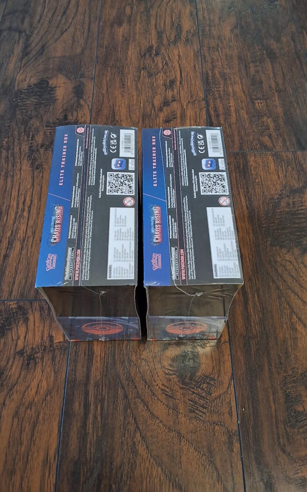 Pokemon Chaos Rising Elite Trainer Box ETB Mega Evolutions Sealed (Lot Of 2)