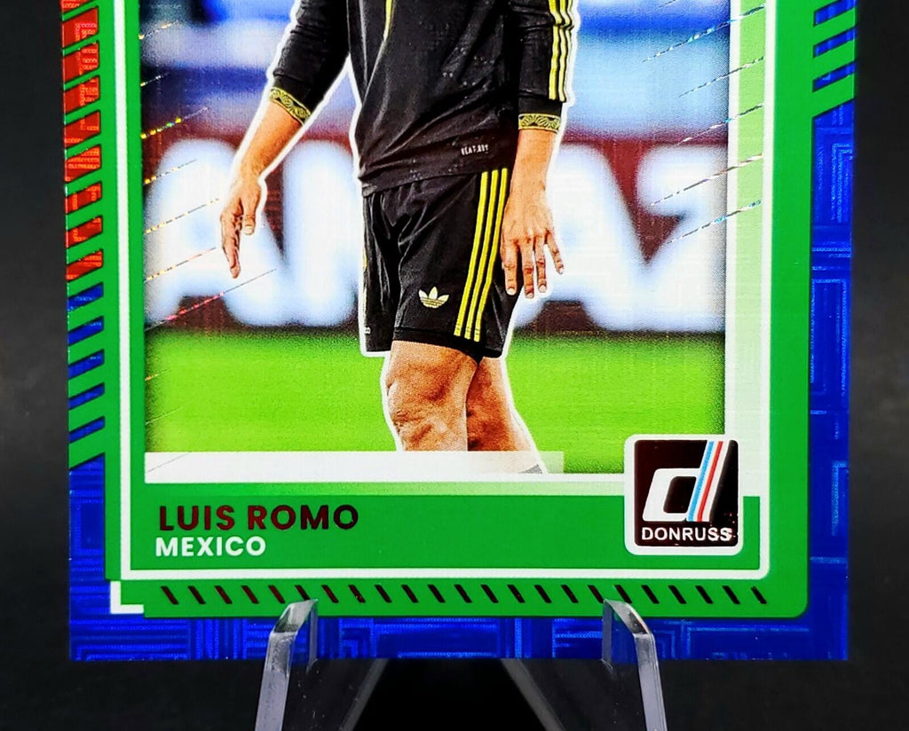 Luis Romo SP 2025-26 Panini Donruss FIFA World Cup Soccer Red & Blue Maze Mexico