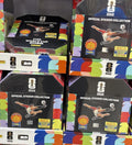 Set Of 4 - Soccer FIFA World Cup Sticker Stadium Box 40 Packs Hard cover Album