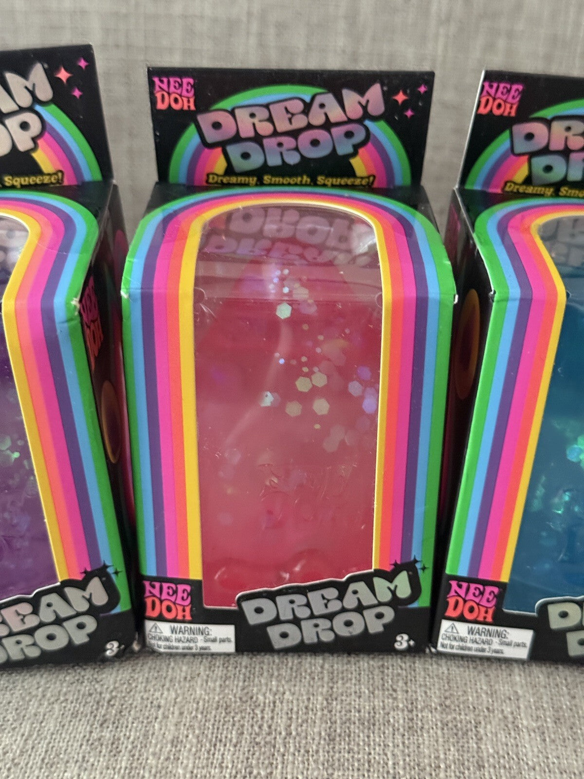Nee Doh Dream Drop Lot of 1 Blue Pink Purple Authentic Brand New Random Color