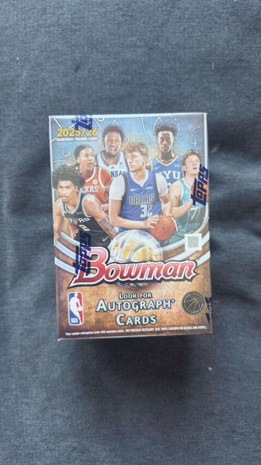 2025-26 Bowman Basketball Factory Sealed Value Box